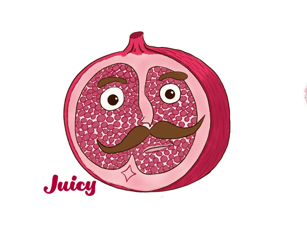 Juicy pomegranate